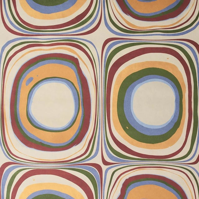 Schumacher x Backdrop Mood Ring Wallpaper in Fontana For Sale