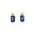 Natural Sapphire Diamond Earrings 14k Gold 2.14 TCW Certified For Sale - Image 10 of 11