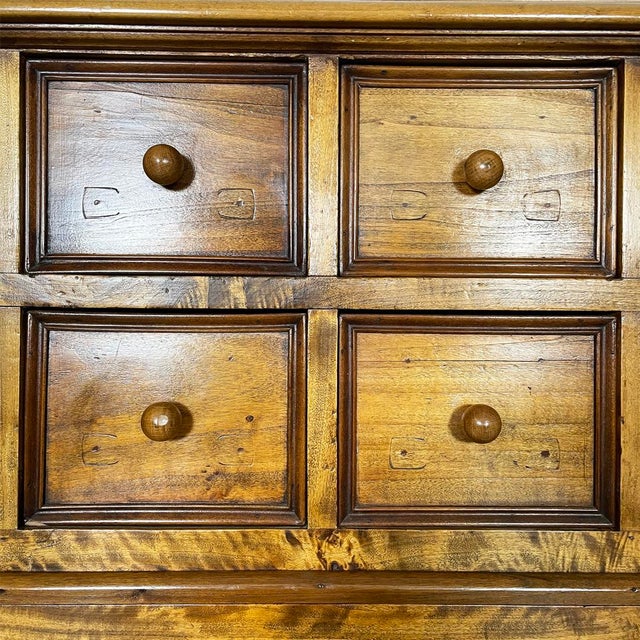 Art Deco Italian Wooden Sideboard with Drawers and Compartment, 1930s For Sale - Image 12 of 18