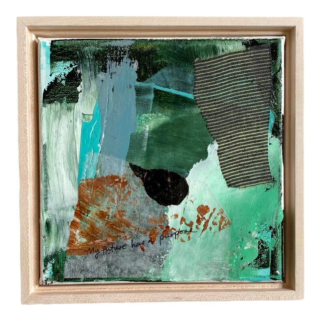 "Future Purpose" 2023 Framed Painting by Jessalin Beutler For Sale