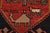 Malatya Rug 1’8” X 3’7” Red Wool Vintage Tribal Hand-Knotted Oriental Carpet For Sale In Philadelphia - Image 6 of 9