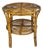Mid-Century Round Bamboo Coffee Table, Italy, 1960s For Sale