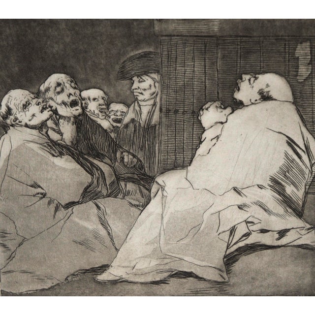 Early 20th Century "Que Pico De Oro" (What a Golden Beak) by Francisco Goya For Sale - Image 5 of 8