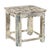 Far Pavilions 1990s Rustic White Reclaimed Wood Square End Table – 1 Piece For Sale - Image 4 of 4