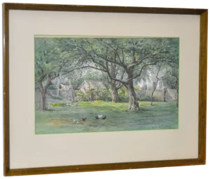 Watercolor by Frederick Stuart C.1900