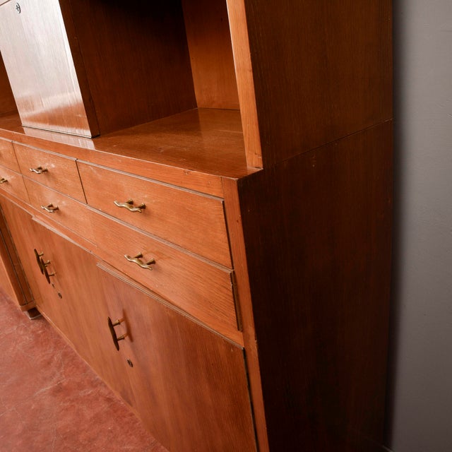 Art Deco Secretaire Bookcase, 1940s For Sale - Image 14 of 18