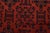 Turkmen Rug 10′ X 12’9” Red Wool Traditional Hand-Knotted Oriental Carpet For Sale - Image 10 of 14