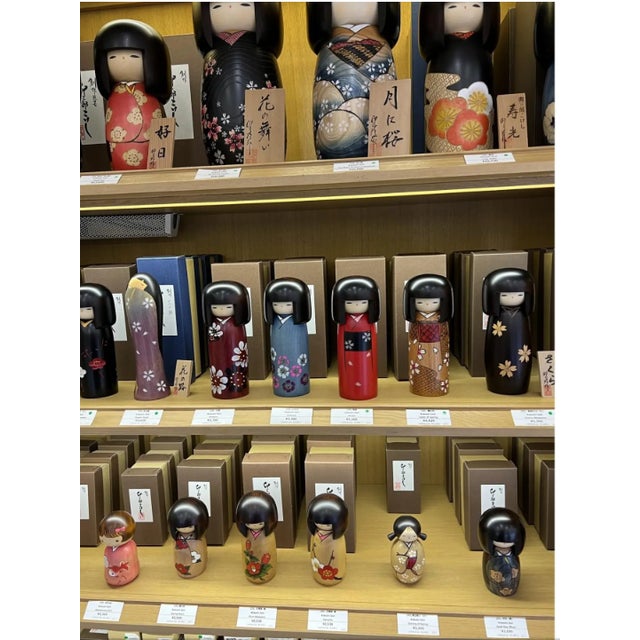 Vintage Japanese Sosaku Creative Kokeshi Doll For Sale - Image 16 of 16