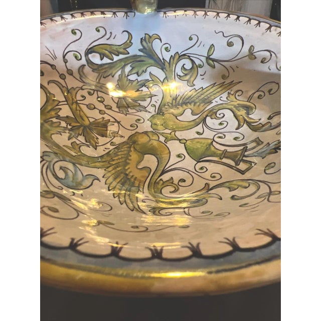 Gualdo Tadino Ceramic Centerpiece Bowl With Mice For Sale In Atlanta - Image 6 of 14