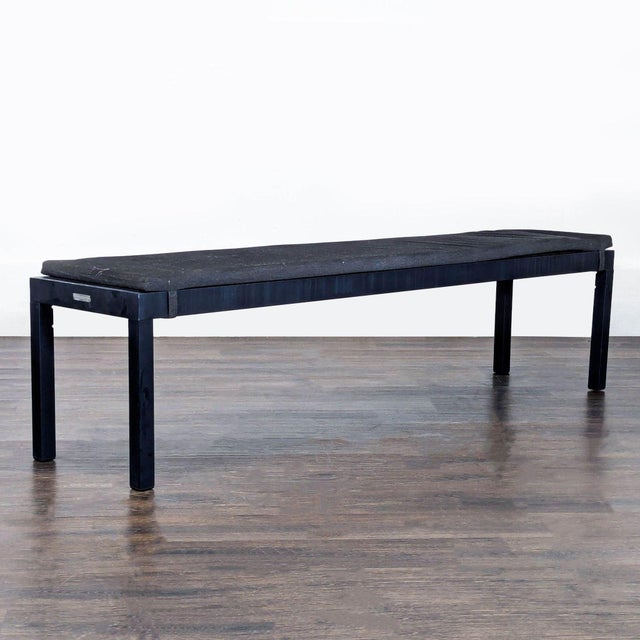 Brand: Crate & Barrel. Dimensions (in): 74W x 17D x 19H.