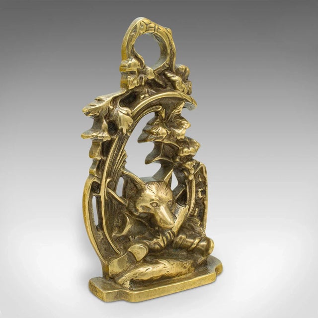1890s Victorian Antique Decorative Fox Doorstop, English, Door Keeper, Country House For Sale - Image 11 of 11