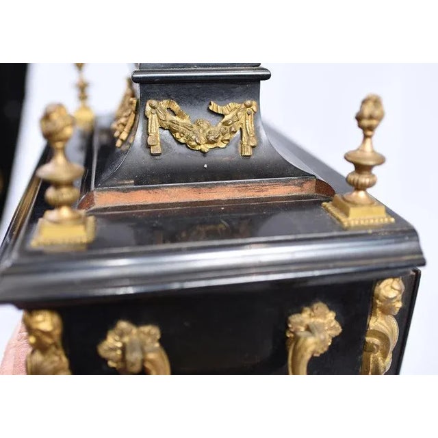 Victorian Bracket Clock, 1880s For Sale - Image 9 of 15