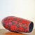 Scheurich Keramik Large Scheurich Keramik Red & Black Fat Lava Vase Nr. 529/38 For Sale - Image 4 of 7