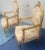 1970s Vintage French / French Provincial Arm Chairs- a Pair For Sale - Image 9 of 14
