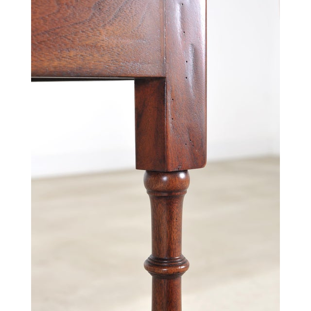 Ralph Lauren Country English Style Walnut Cricket Pub Table For Sale - Image 17 of 18