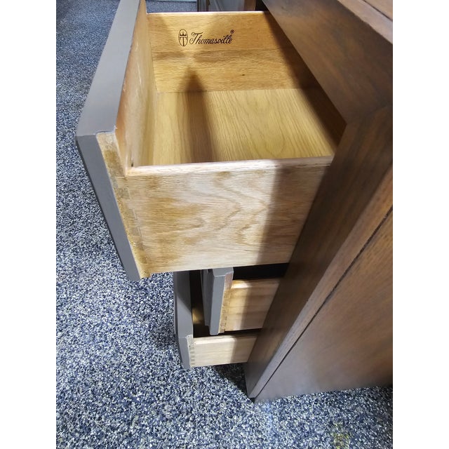 Vintage Thomasville 9 Drawer Dresser For Sale In Chicago - Image 6 of 11