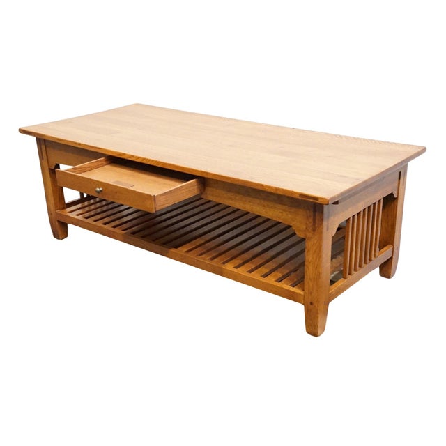 Lexington Furniture Bob Timberlake Arts and Crafts Collection Mission Style 58" Accent Coffee Table 0722-944 For Sale In Kansas City - Image 6 of 12