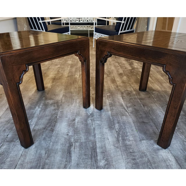 1970s Henredon Four Centuries French Country Side Tables - A Pair For Sale - Image 12 of 17