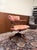 Animal Skin English Chesterfield Salmon Desk Chair For Sale - Image 7 of 8