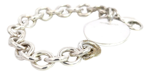 1990s Tiffany & Co Estate Bracelet 6.75" Sterling Silver