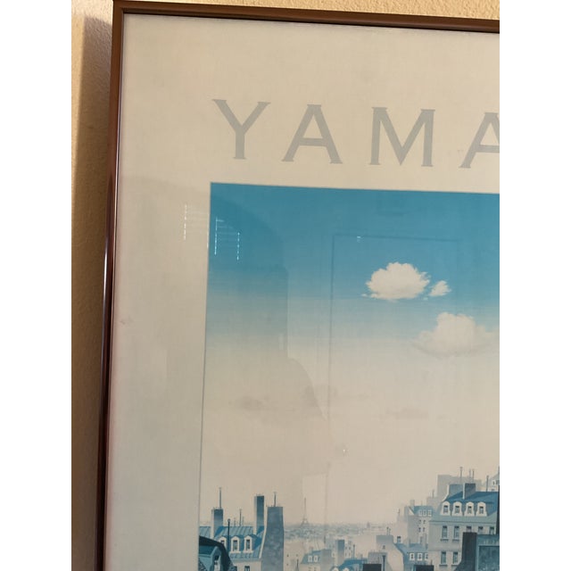 Metal Late 20th Century Art Poster Signed by Artist, Yamagata - Framed For Sale - Image 7 of 10