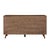 2020s Emery Walnut 6 Drawer Dresser For Sale - Image 5 of 9