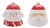Ceramic Holiday Canister (Set of 2) For Sale