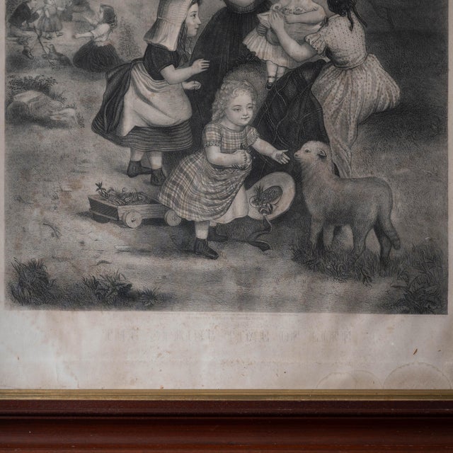 Mid 19th Century The Spring Time of Life Engraving by G. Bather, c.1868 For Sale - Image 5 of 8