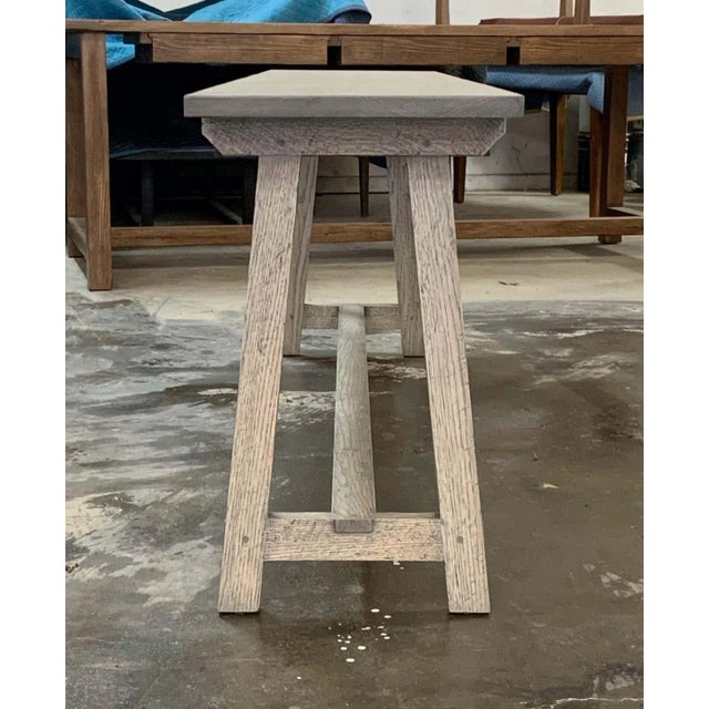 Console Table Made from Oak by Petersen Antiques For Sale - Image 10 of 11