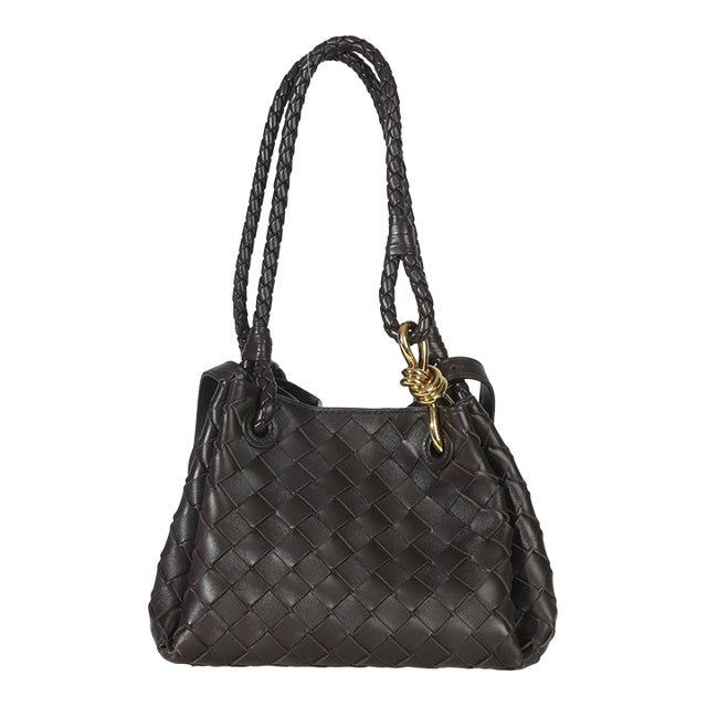 Fondant Nappa Intrecciato Small Parachute Bag For Sale