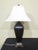 2010s Raschella Leather Textured Lamp With Shade For Sale - Image 5 of 5