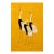 Japanese Crane Wall Art, Gold Decorative Bird Print, 40" X 60" For Sale