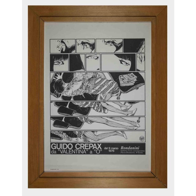 Guido Crepax, from Valentina to O, Offset Print, 1976 For Sale - Image 4 of 4