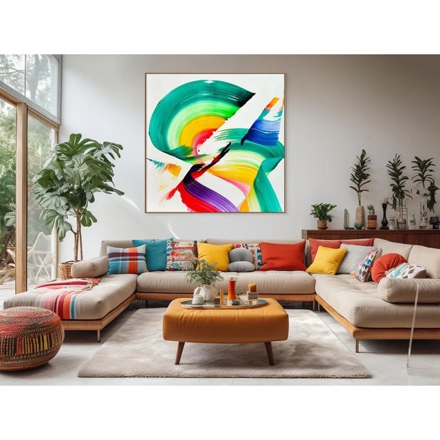 Acrylic on canvas Edition: Unique. Unframed. This artwork will be shipped rolled in a dent-resistant tube. This method is...