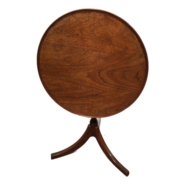Antique Mahogany Tilt Top Tripod Table For Sale