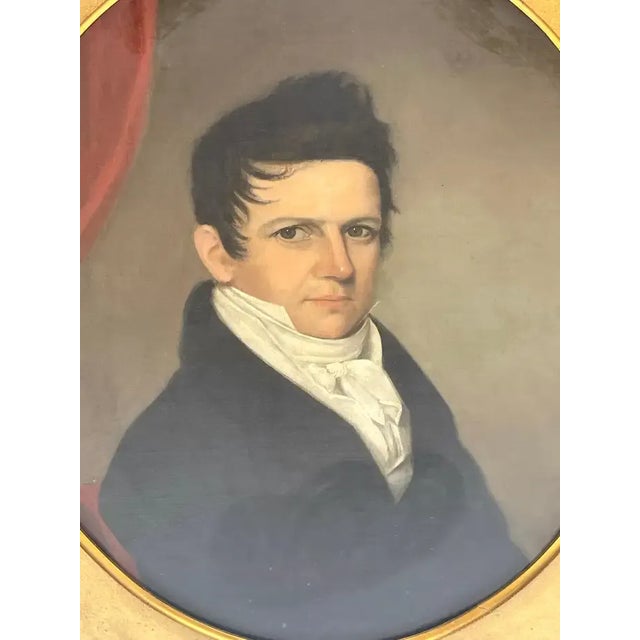 19th Century American Portrait of Joseph Stringham For Sale - Image 9 of 13
