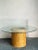 Tan Vintage Boho Braided Rattan Dining Table For Sale - Image 8 of 9