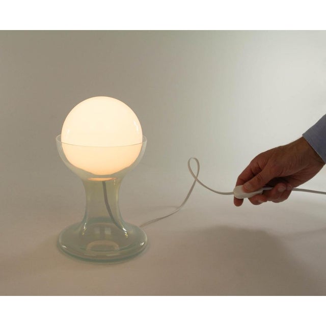Glass LT 215 Table Lamp by Carlo Nason for A.V. Mazzega, 1970s For Sale - Image 7 of 9
