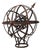 Iron Armillary Sphere on Classical Stone Pedestal For Sale