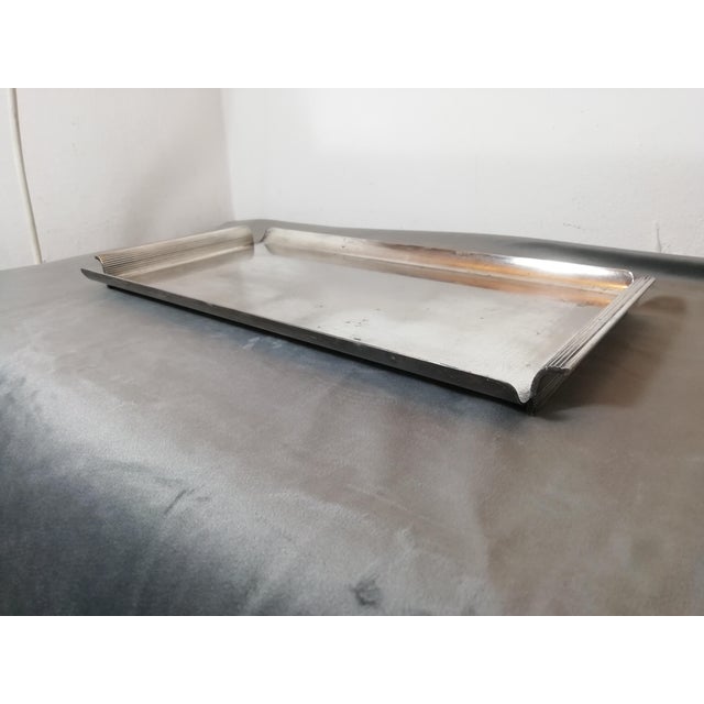 Mid-Century Modern Metal Tray by Gio Ponti for PM Italy, 1970s For Sale - Image 3 of 12