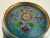 Vintage Mid 20th Century Chinese Cloisonné Decorative Bowl in Brilliant Sky Blue With Floral Motif For Sale - Image 14 of 16