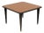 Coffee Table in Imitation Leather and Glass, 1960 For Sale