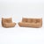 Vintage Ligne Roset Togo 5-Piece Set in Italian Honey Leather - Restored & Authentic For Sale - Image 9 of 18