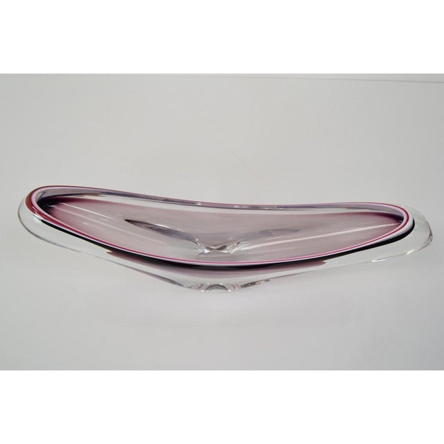 Mid-Century Glass Bowl by Josef Hospodka for Chribska, 1960s For Sale - Image 3 of 14