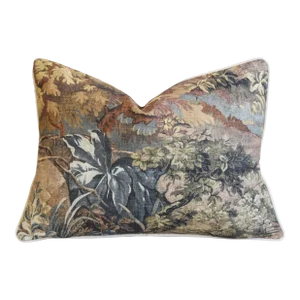 Hamilton Old World Tapestry Botanical Feather/Down Pillow 24" X 18"