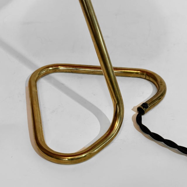 Mid-Century Table Lamp Model 321 in Brass from Eskilstuna Elektrofabrik, Sweden, 1950s For Sale - Image 10 of 12