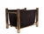 Vintage Brass and Canvas Magazine Holder, 1970s For Sale - Image 10 of 10