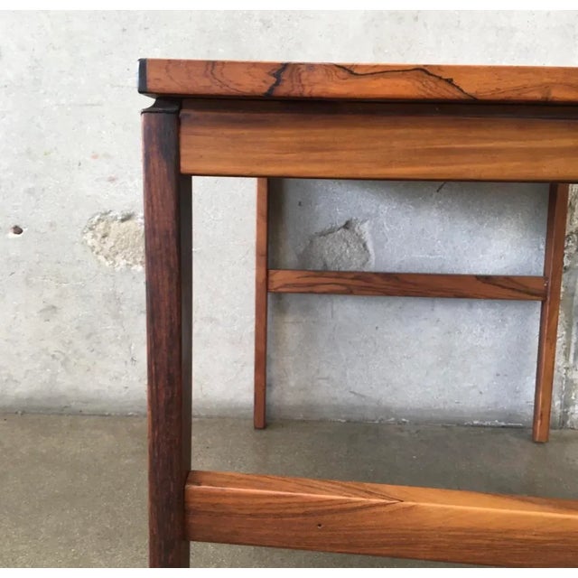 1960s 1960s Vintage Rosewood Side Table For Sale - Image 5 of 9