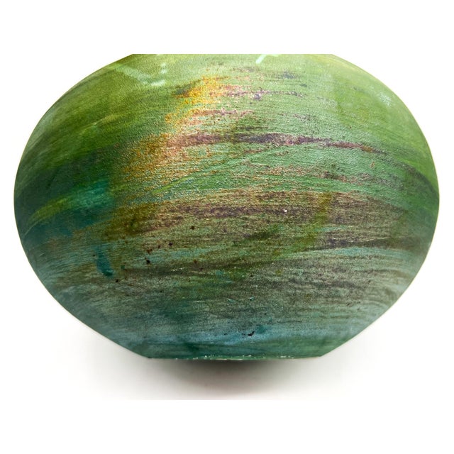 Studio Raku Pottery Vessel by Jeremy Diller – Pueblo Village Motif / Southwestern / Organic Modern For Sale - Image 12 of 15