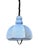 Mid-Century Modern Vintage Light Blue Adjustable Pendant Light, Former Yugoslavia, 1970s For Sale - Image 3 of 7
